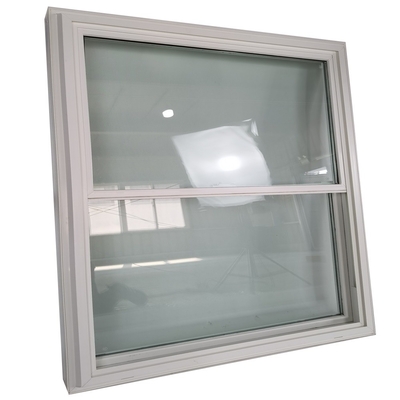 Finestra a doppio appeso fisso riflettente in PVC in materiale Upvc in vinile nero con stile Swing Open