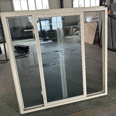 Disegno di porte scorrevoli e finestre in upvc in stile americano per vetro temperato per ufficio domestico
